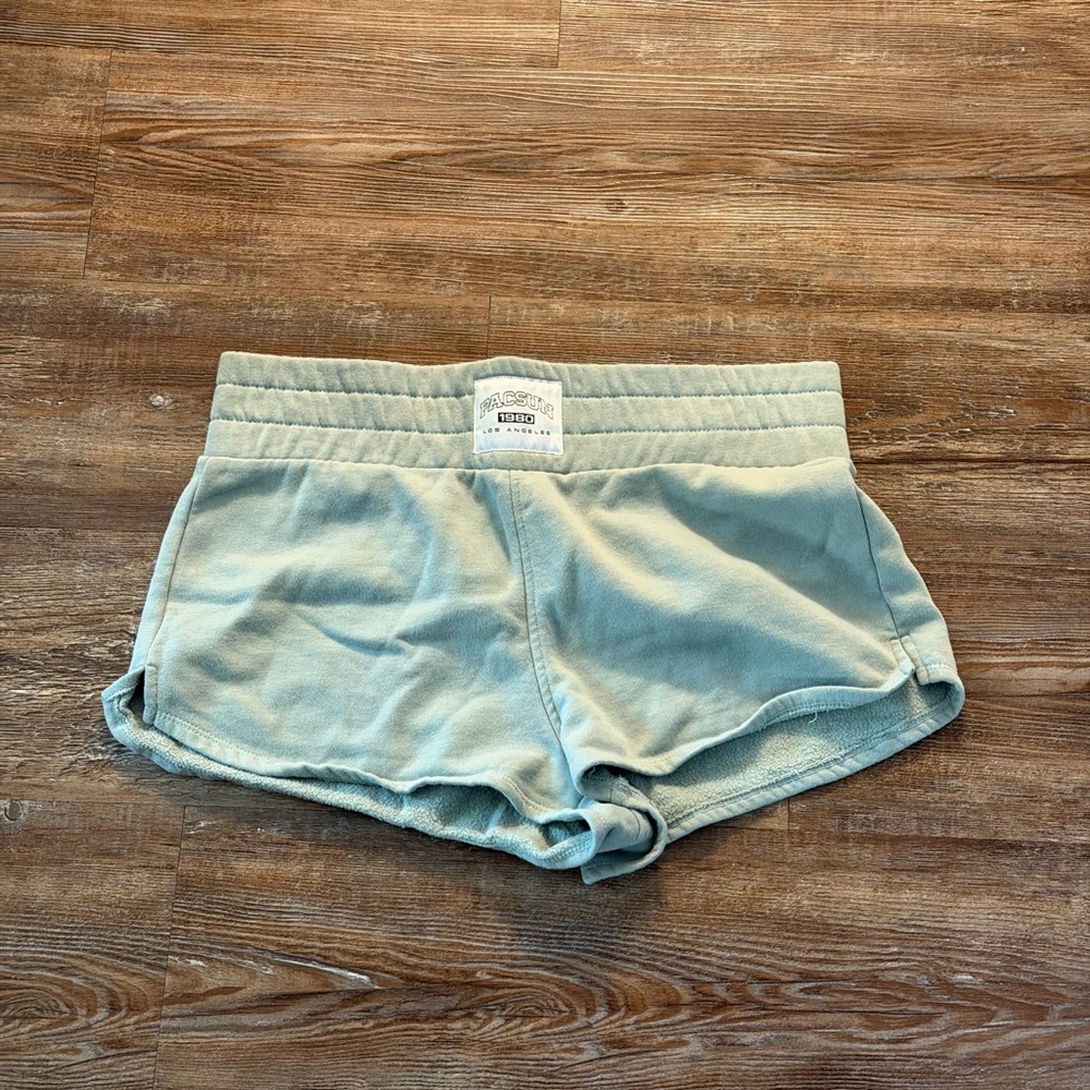Green Terry Pacsun Boxing Shorts